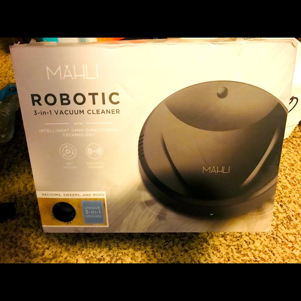 Robotic cleaner flooring rug or tile